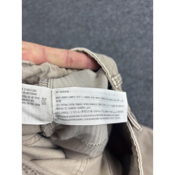 Abercrombie & Fitch Taper Jeans Womens 30 10S Beige High Rise Curve Love - Picture 8 of 8